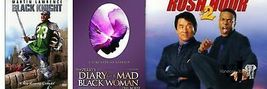 Comedy DVD Bundle: Rush Hour 2, Black Knight, Diary of a Mad Black Woman - £21.12 GBP