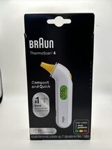 NEW-Braun ThermoScan 4 Digital Ear Thermometer.  Color Coded. - $12.77