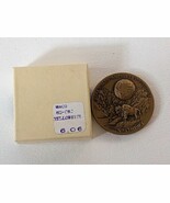 1972 Old Faithful Parks Man Environment National Park Centennial Bronze ... - $56.85 CAD