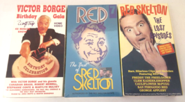 Red Skelton Victor Borge VHS The Best Of Comedy Tapes Three Per Lot - £10.21 GBP