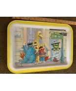 Pre-owned VINTAGE 1977 Sesame Street Metal TV Lap Tray Collectible Ages 3+ - £38.05 GBP