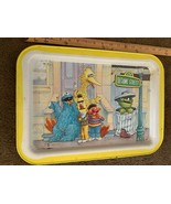 Pre-owned VINTAGE 1977 Sesame Street Metal TV Lap Tray Collectible Ages 3+ - $67.30 CAD