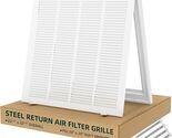 1" Filter Housing Return Air Filter Grille 20x20 Ducts Steel Vent Cover ... - $37.03