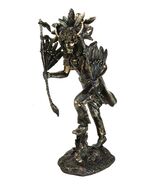 Navajo Indian Tribal Buffalo Headdress Feathers Medicine Man Warrior Fig... - €31,53 EUR