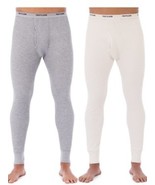 Fruit Of The Loom Big Men&#39;s Thermal Bottoms 2 Pack Size 4XL Natural &amp; Gr... - $31.60 CAD