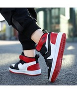 Leisure running sports shoes in black red/black blue/black and white - $49.37 CAD