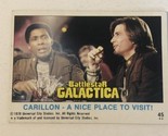 BattleStar Galactica Trading Card 1978 Vintage #45 Dirk Benedict Herbert... - $1.97
