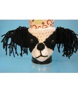 Papillon Butterfly Dog Crochet Handmade Cup Cozy Holder Gifts by Bren - $24.95