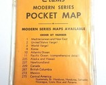 NOS Sealed Vintage 1950&#39;s Cram&#39;s Modern Series Pocket Map India Pakistan... - £12.07 GBP