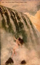 Vintage H.H. Tammen POSTCARD-&quot;THE White Man&#39;s Fancy&quot;, Niagara Falls BK59 - £4.15 GBP