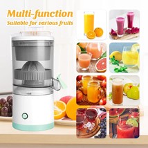 Electric Fruit Juicer Squeezer - Portable Wireless Machine For Orange Lemon USA - £57.39 GBP+