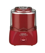 Cuisinart 1.5 Qt. Red Frozen Yogurt and Sorbet Maker with Locking Lid - £63.14 GBP