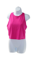 All in Motion Teen Girls Cropped Shelf Bra Tank Top Size XL Vibrant Pink - $12.86