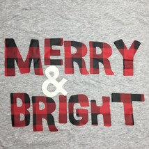 Wondershop Merry &amp; Bright Women&#39;s Tshirt PJs Christmas Family Size XXL 3XL - £16.01 GBP