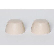 Case Replacement Plastic Toilet Bolt Caps - Set of 2 - Fawn Beige - £12.25 GBP