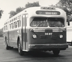 Southeastern Pennsylvania Philadelphia Bus SEPTA #3597 Broad Olney B&amp;W Photo - £7.56 GBP