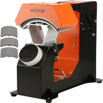VEVOR Hat Heat Press Auto Cap Heat Press 3 Heating Pads Sublimation Tran... - £172.26 GBP