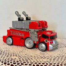 Tonka Rescue Roy Transformer Fire Truck Lights Sound Hasbro Takara Tomy VTG 2000 - £15.76 GBP