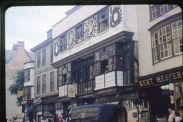 35 mm color slide *1958 England Travel CANTERBURY Queen Eliz I Guest cha... - $5.50