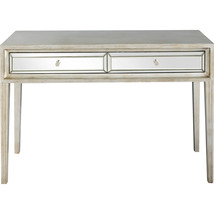 Delaney Console Table with 2 Storage Drawers - 48&quot;W x 31.2&quot;H, Clear - $539.61
