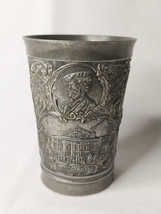 Vintage Wagner Theater Bayreuth Heavy Pewter Embossed Wine Cup - £22.61 GBP