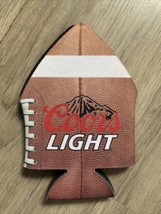 Coors Light Football Beer Can Koozie Holder Marketing Promo Item Collect... - £5.45 GBP