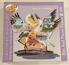Whooping Cranes - Mary Lou Troutman-300 Piece Puzzle - New/sealed - $15.99