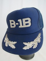 vintage trucker hat military B-1B bomber snapback cap ONE SIZE estate sale - £18.45 GBP