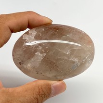 131.9g,2.8&quot;x1.9&quot;x1.1&quot;, Red Hematoid Quartz Palm-Stone Crystal Polished, B21132 - £8.31 GBP