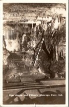 Marengo Cave Indiana RPPC Pipe Organ and Chimes c1940s Real Photo Postcard Y2 - £6.23 GBP