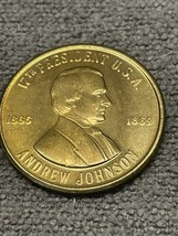 Andrew Johnson 17th President Coin Medal Token KG Presidential USA Election - $11.88