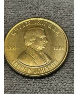 Andrew Johnson 17th President Coin Medal Token KG Presidential USA Election - €10,17 EUR