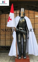 Medieval Knight Crusader Full Suit of Armour Collectibles Armor Costume - £642.17 GBP