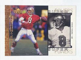 Steve Young 1998 Upper Deck #S9 Super Powers San Francisco 49ers Football Card - £1.08 GBP