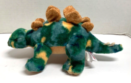 Aurora Plush Stuffed Dinosaur Animal Toy Stegosaurus Green 14 in L - £9.47 GBP