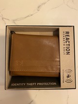 Reaction by Kenneth Cole RFID Protection Mens Leather Wallet 48.00 Retail - $24.75