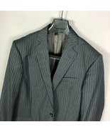 Brooks Brothers Gray Stripe Regent Fit Notch Lapel Wool Suit Jacket Size... - $75.00