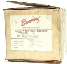 NIB BROWNING 175Q56H20 A 56C NEMA C FLANGE WORM GEAR REDUCER - £628.48 GBP