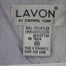 Lavon by Cheerful Corp Jacket Womens M Multicolor Full Zipper Windbreaker - $29.68