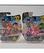 Teen Titans Go Mini Figures Lot Of 2 Pks  DC Mattel 2016 6 Mini Figures ... - $595.79 MXN