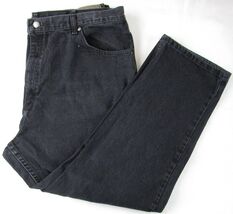 Pre-Owned Wrangler Men's Black Straight Leg Jeans, 42x30, Great Condition! - $8.99