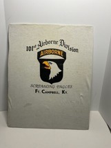 Framed Vintage 1980&#39;s T-Shirt US Army 101st Airborne Div Ft Campbell KY - £39.92 GBP