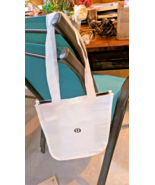 white lululemon Athletica small reusable shopping tote bag - $7.11