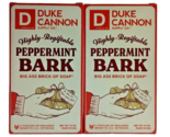 Duke Cannon Mens Soap 2 Bars Peppermint Bark 10 oz. Each - £23.85 GBP