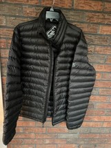 Black Puffer Coat XL Zero Xposur 90% Down Long Sleeve Jacket Zip Pockets... - £20.03 GBP