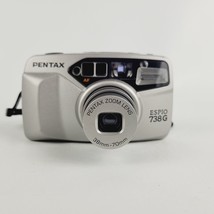 Pentax ESPIO 738G 35mm Film Camera Point &amp; Shoot  Battery Tested - £59.34 GBP