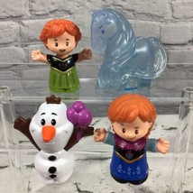 Fisher-Price Little People Disney Frozen Figures Lot Anna Spring Fever Nokk Olaf - £11.89 GBP