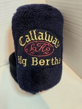 Callaway S2H2 Big Bertha Fur Long Neck Headcover Fairway Head Cover Wood #1 Blue - $10.70