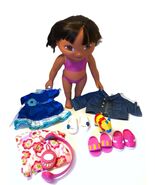 Dora The Explorer 15&quot; Doll Dress-Up Adventures -Dress, Jacket, Shoes &amp; M... - $42.95