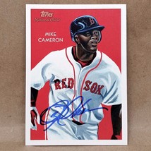 2010 Topps National Chicle #171 Mike Cameron Autograph Signed Red Sox Card - £4.73 GBP